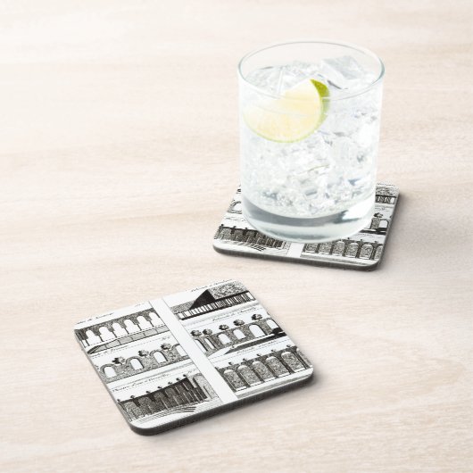 Dessous-de-verre Conceptions de palissade, de 'théorie et de (Côté Droit)