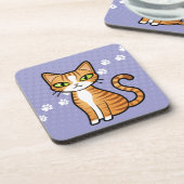 Dessous-de-verre Concevez votre propre chat de bande dessinée (Côté gauche)