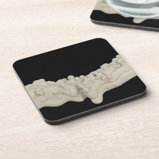 Dessous-de-verre Concrétion d'argile (Côté gauche)