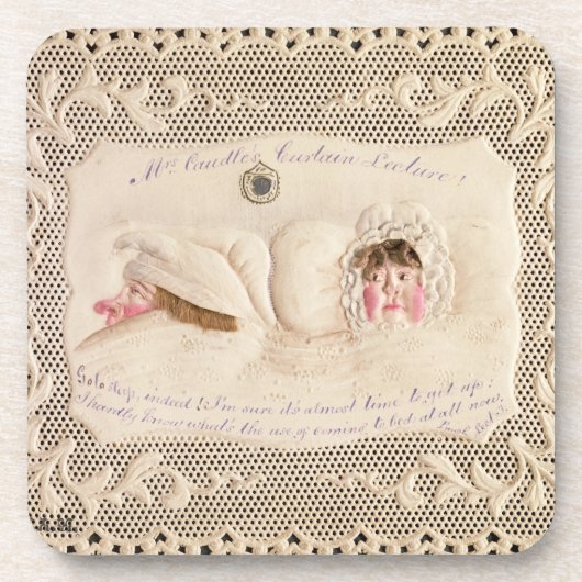 Dessous-de-verre Conférence de rideau en Mme Caudle's, carte (Devant)