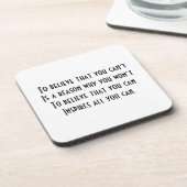 Dessous-de-verre Confiance (Côté gauche)