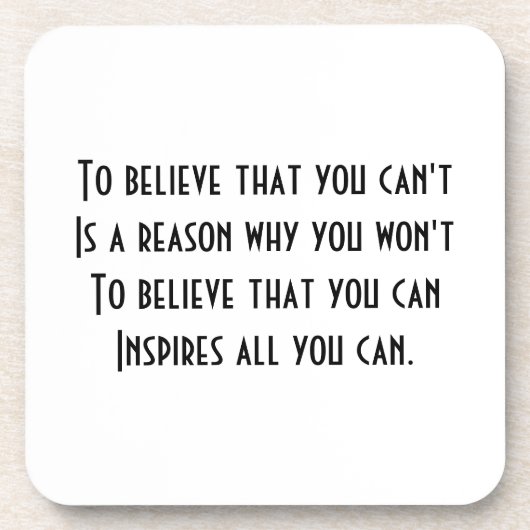 Dessous-de-verre Confiance (Devant)