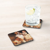 Dessous-de-verre Confiance de Charles Burton Barber, Saint Bernard  (Côté Droit)