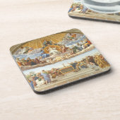 Dessous-de-verre Conflit du Saint Sacrement, Raphael Sanzio (Côté gauche)