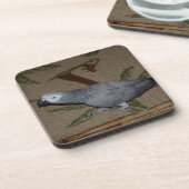 Dessous-de-verre Congo African Grey Parrot on Floor (Côté gauche)