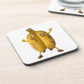 Dessous-de-verre Conjoined Bananas Comedy Duo (Côté gauche)