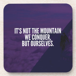 Dessous-de-verre Conquer la montagne - Motivation
