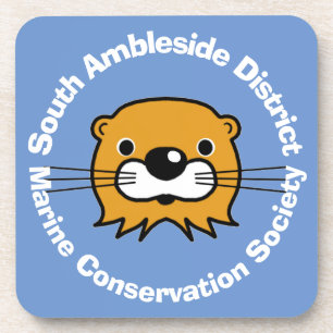 Dessous-de-verre Conservation marine avec tête de loutre.