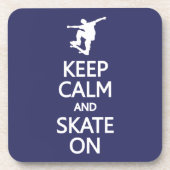 Dessous-de-verre Conserver le calme et le patinage sur les dessous (Devant)