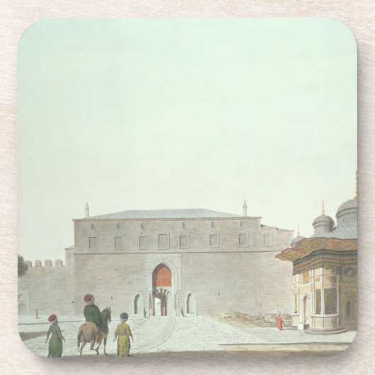 Dessous-de-verre Constantinople : Carré de Haghia Sophia montrant (Devant)