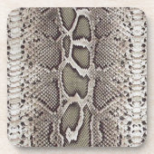 Dessous-de-verre Constrictor Faux Boa Snakeskin (Devant)