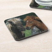 Dessous-de-verre Contact miniature de chevaux (Côté gauche)