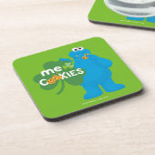 Dessous-de-verre Cookie Monster | Amour shamrock (Côté gauche)