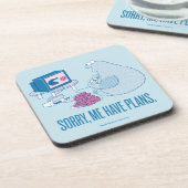 Dessous-de-verre Cookie Monster | Désolé, Me A des Plans (Côté gauche)