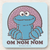 Dessous-de-verre Cookie Monster | Om Nom Nom (Devant)