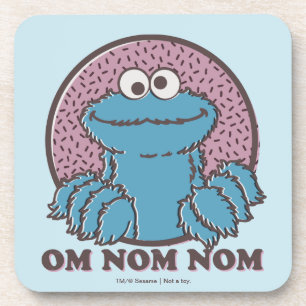 Dessous-de-verre Cookie Monster   Om Nom Nom