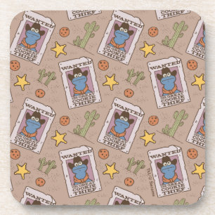 Dessous-de-verre Cookie Monster Wanted Pattern