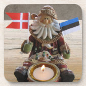 Dessous de verre cool Danemark-Estonie ! (Devant)