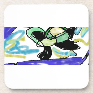 Dessous-de-verre Cool de tortue de mer été