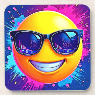 Dessous-de-verre Cool 😎 Emoji Fun