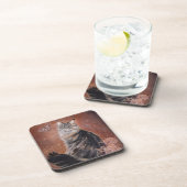 Dessous-de-verre Coon cat du Maine par Renee Lavoie (Côté Droit)