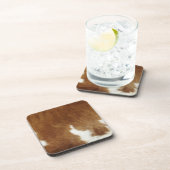 Dessous-de-verre Copie Brown de peau de vache (Côté Droit)