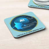 Dessous-de-verre Copilot.AI at your service, 24/7. (Côté gauche)