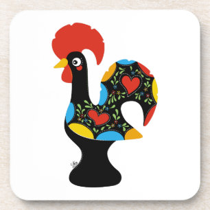 Dessous-de-verre Coq célèbre de Barcelos Nr 09