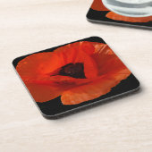 Dessous-de-verre Coquelicot Macro (Côté gauche)