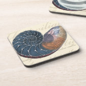 Dessous-de-verre Coquillage romantique (Côté gauche)