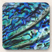 Dessous-de-verre Coquille d'Abalone Iridescente | Personnalisé (Devant)