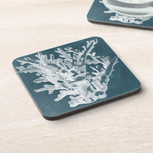 Dessous-de-verre Corail azur I (Côté gauche)