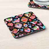 Dessous-de-verre Corazones mexicanos (Côté gauche)