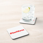Dessous-de-verre "#CoréeDuSud" Joli Design. Commandez dès maintenan (Côté Droit)