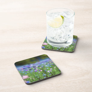 Dessous de verre Cork bleu Cornflower