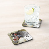 Dessous de verre Cork Poney Indien (Côté Droit)