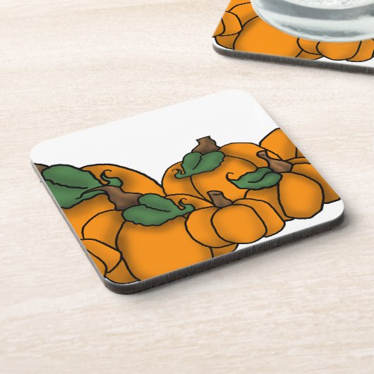 Dessous-de-verre Correctif citrouille (Côté gauche)