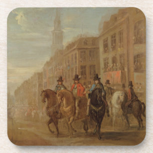 Dessous-de-verre Cortège de restauration de Charles II chez