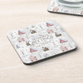 Dessous-de-verre Cosy Home Christmas Pink ID985 (Côté gauche)