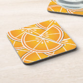 Dessous-de-verre Cotés orange funky (Côté gauche)