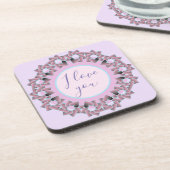 Dessous-de-verre Coton rond confortable et assez classique (Côté gauche)