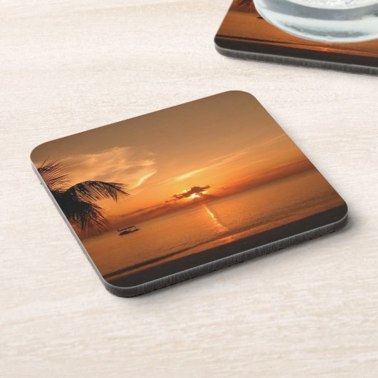 Dessous-de-verre coucher de soleil (Côté gauche)