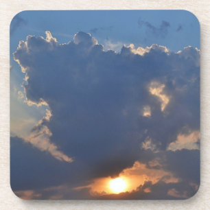 Dessous-de-verre Coucher de soleil avec formation Teacup Cloud par