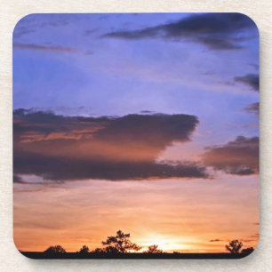Dessous-de-verre Coucher de soleil coloré par Shirley Taylor