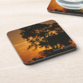 Dessous-de-verre Coucher de soleil de Savannah (Côté gauche)