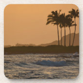 Dessous-de-verre Coucher de soleil d'Hawaii (Devant)