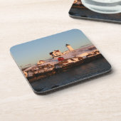 Dessous-de-verre Coucher de soleil d'hiver à Nubble Light (Côté gauche)