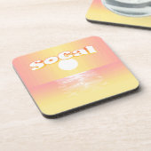 Dessous-de-verre Coucher de soleil SoCal (Côté gauche)