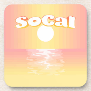 Dessous-de-verre Coucher de soleil SoCal