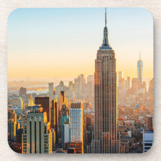 Dessous-de-verre Coucher de soleil sur New York